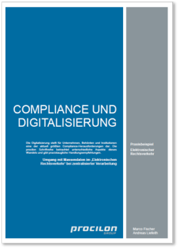 procilon schriftenreihe compliance digitalisierung erv mahnwesen