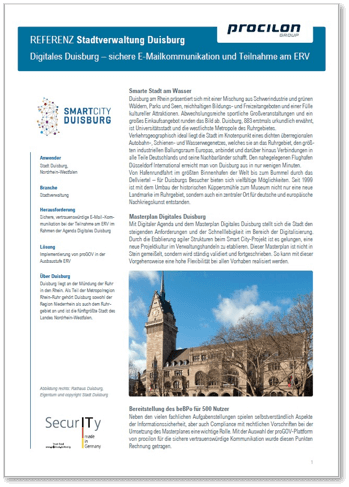 procilon referenz stadt duisburg sichere email bebpo