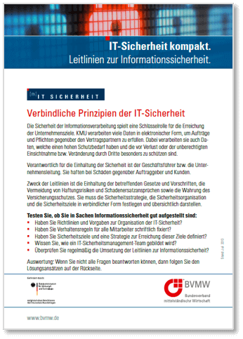 BVMW mIT Sicherheit kompakt Leitlinien Informationssicherheit