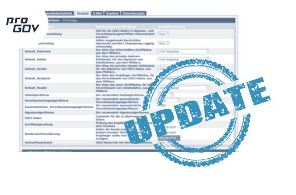 procilon progov update maintenance pack
