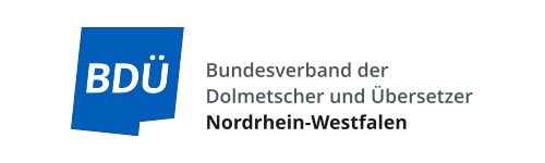 logo bundesverband  dolmetscher uebersetzer nrw
